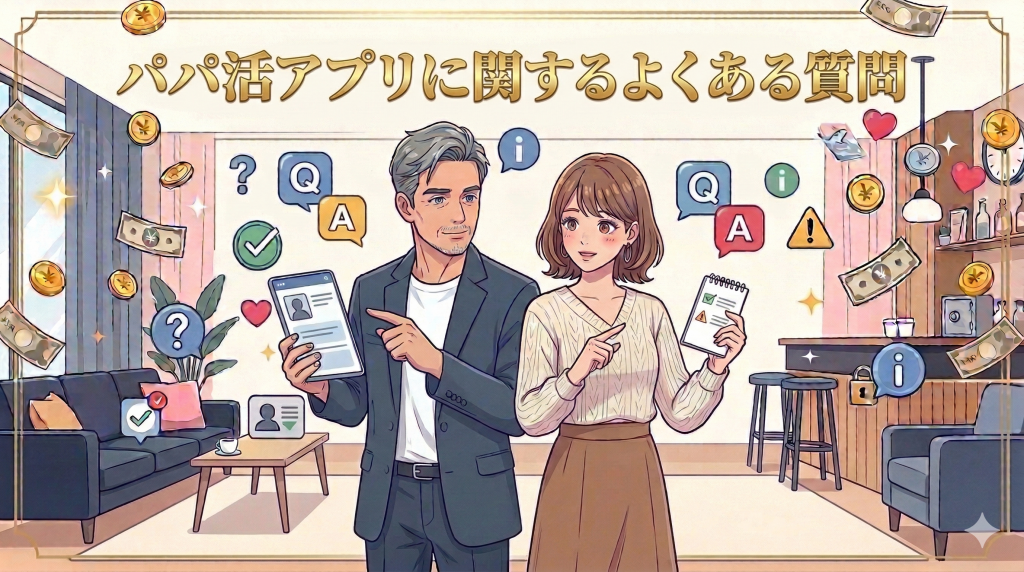 パパ活アプリに関するよくある質問